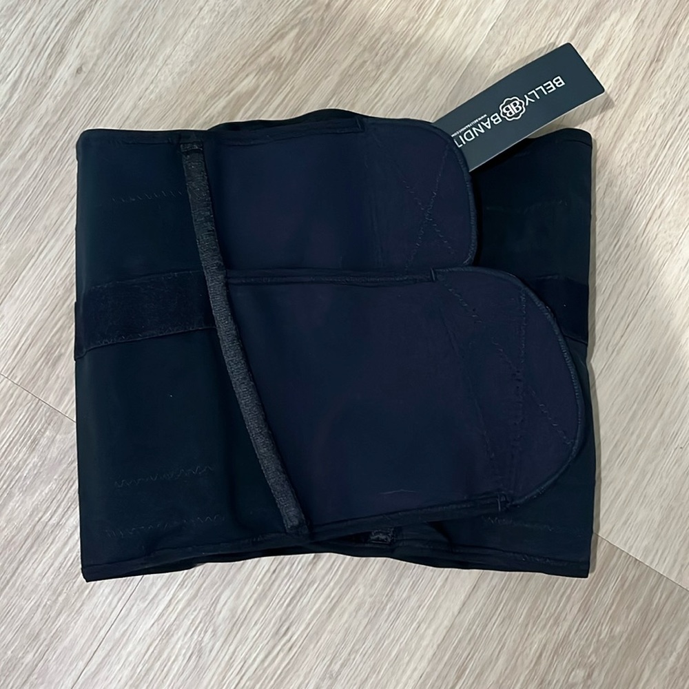 Belly Bandit Lux Compression Belly Wrap black for post partum NWT